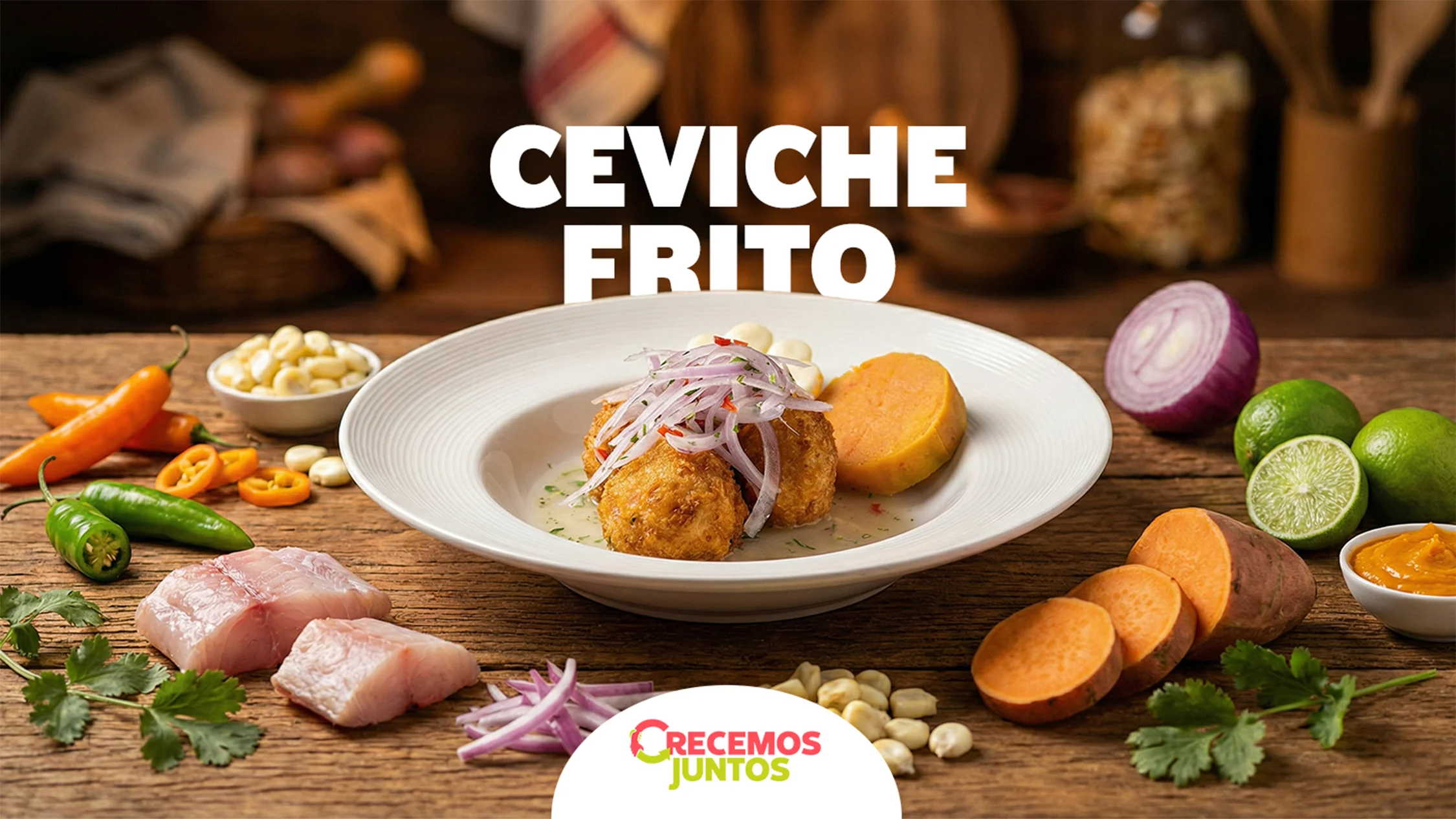Sácale el jugo al verano con este crujiente e irresistible Ceviche Frito