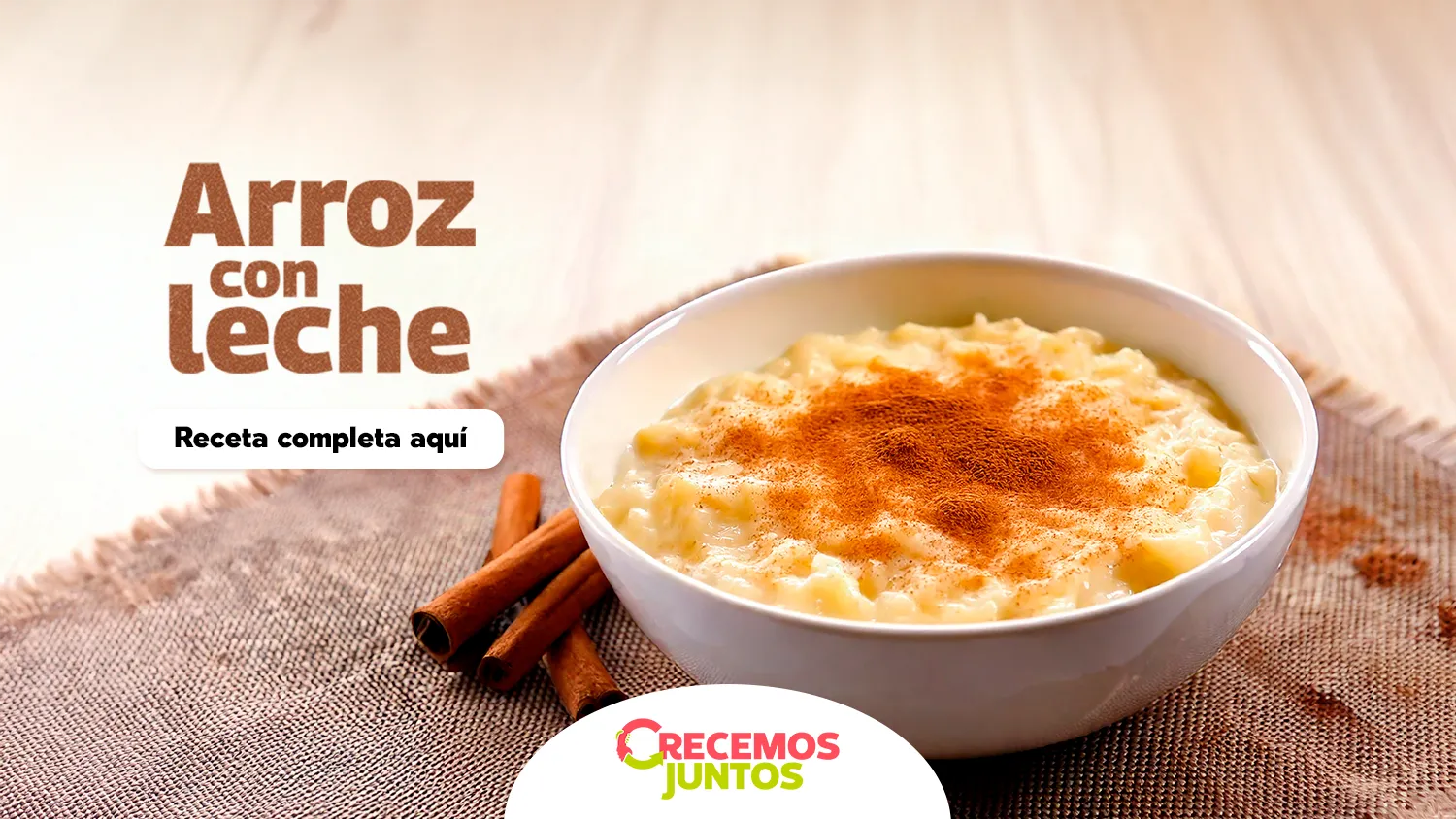 ¡Prepara el clásico arroz con leche!