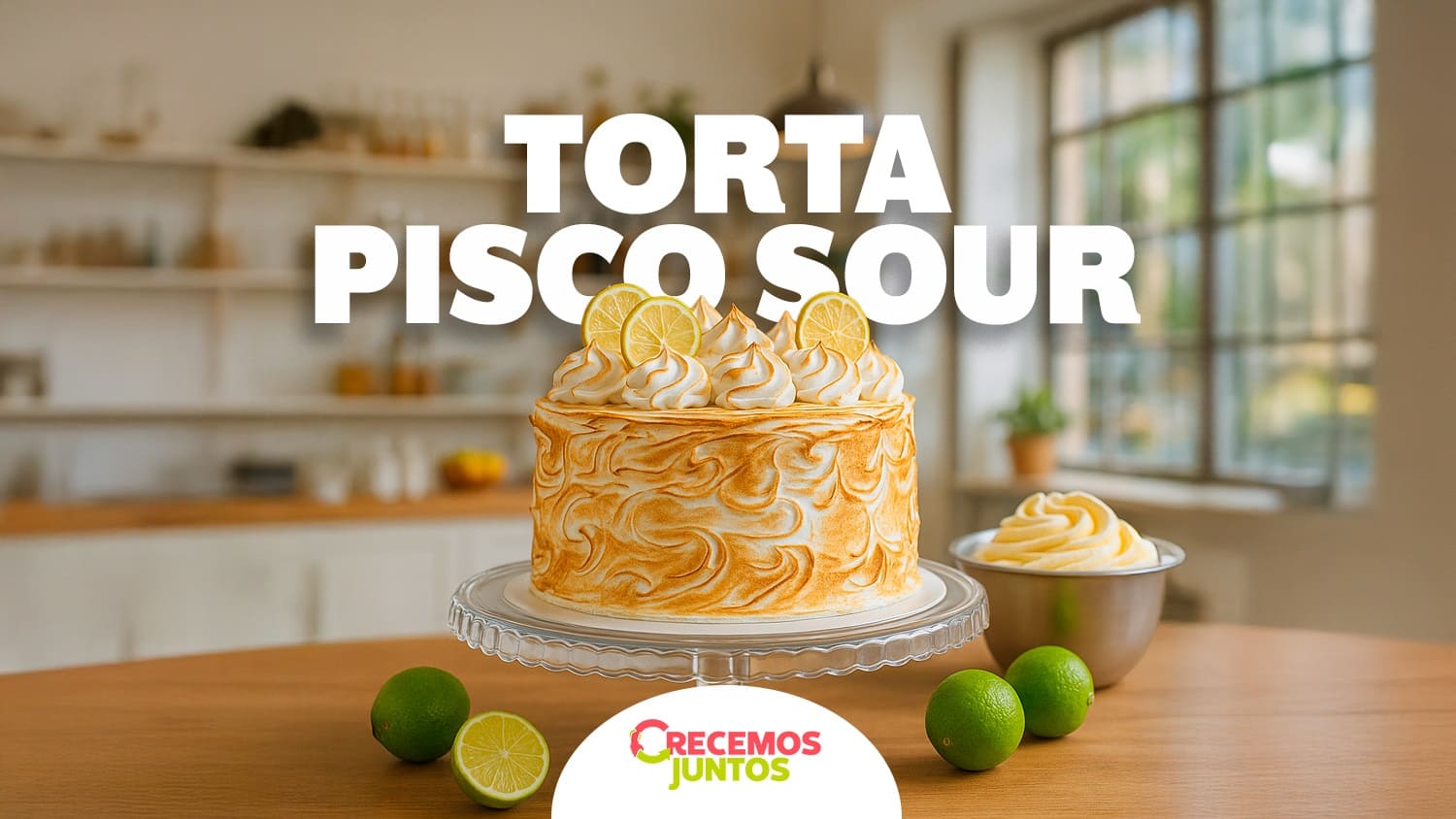 Prepara la Torta Pisco Sour para tus clientes