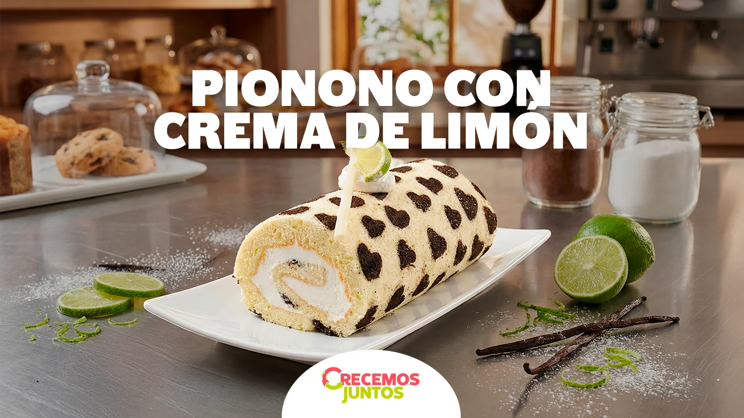 Prepara un Pionono con crema de limón