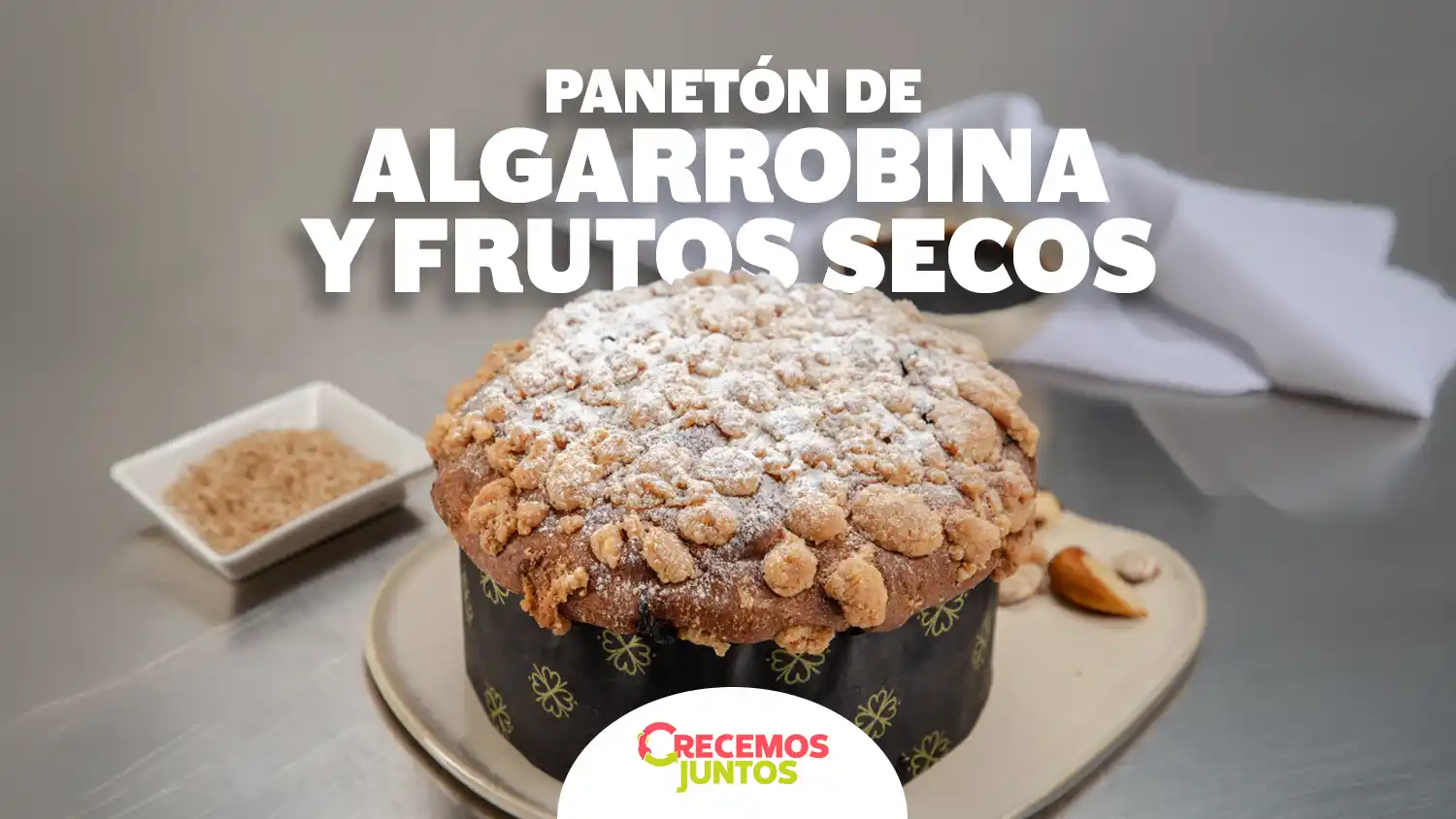 Panetón de Algarrobina y frutos secos
