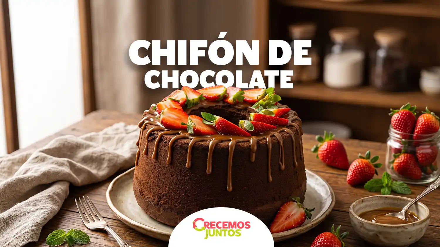 Chifón de chocolate